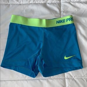 Nike Pro Athletic Shorts